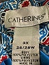 Catherines 100% Polyester Paisley Blue Casual Dress Size 3X - photo 7