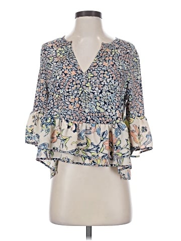 BCBGMAXAZRIA 3/4 Sleeve Blouse (view 1)