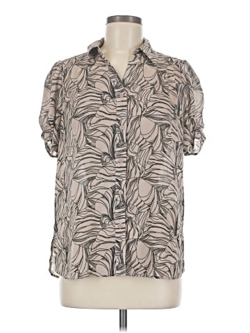 Adrianna Papell Short Sleeve Blouse (view 1)