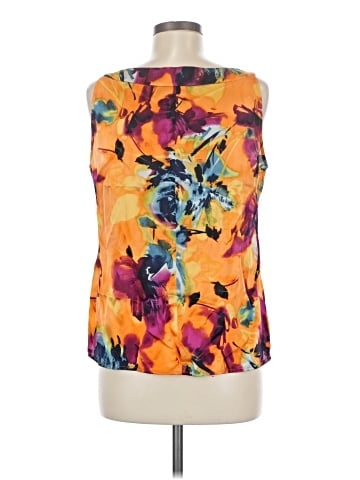 St. John Collection Sleeveless Silk Top (view 2)