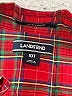 Lands' End Plaid Red Long Sleeve Button-Down Shirt Size 10 (tall) - photo 7
