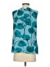 CAbi 100% Polyester Teal Sleeveless Blouse Size S - photo 2