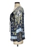 Hale Bob Blue Long Sleeve Blouse Size XS - photo 5