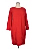 J.Crew 100% Polyester Solid Red Casual Dress Size 16 (tall) - photo 1