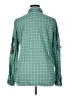 rue21 100% Polyester Green Long Sleeve Blouse Size XL - photo 2