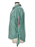 rue21 100% Polyester Green Long Sleeve Blouse Size XL - photo 5