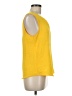 Morgan Taylor 100% Polyester Yellow Sleeveless Blouse Size M - photo 4