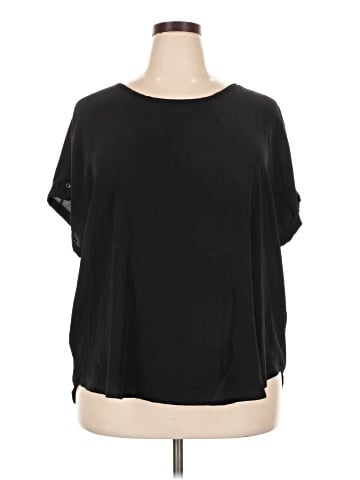 Maurices Short Sleeve Blouse (view 1)