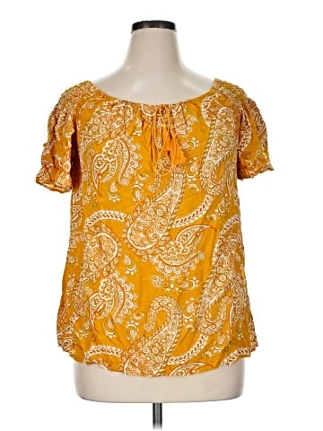 Harve Benard Short Sleeve Blouse (view 1)