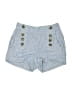 Express Chevron-herringbone Blue Shorts Size 00 - photo 1