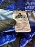 Adidas 100% Polyester Graphic Blue Athletic Shorts Size 5 - photo 3