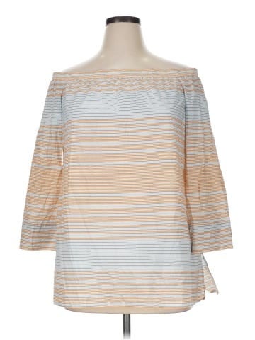 Lafayette 148 New York 3/4 Sleeve Top (view 1)