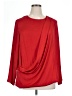 Worthington 100% Polyester Red Long Sleeve Blouse Size XL - photo 1