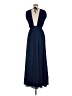 ASOS 100% Polyester Blue Cocktail Dress Size 6 - photo 2