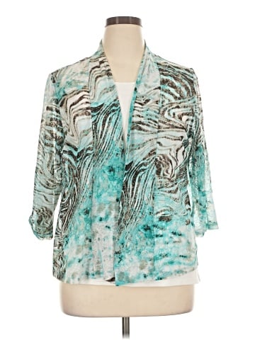 Easywear by Chico's 3/4 Sleeve Blouse (view 1)