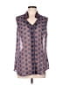 CAbi 100% Polyester Paisley Blue Sleeveless Blouse Size L - photo 1