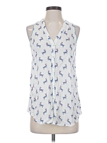 Maeve Sleeveless Button-Down Shirt (view 1)