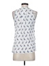 Maeve 100% Rayon White Sleeveless Button-Down Shirt Size 2 - photo 2