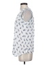 Maeve 100% Rayon White Sleeveless Button-Down Shirt Size 2 - photo 5