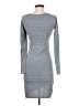 Leith Solid Gray Casual Dress Size S - photo 2
