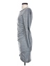 Leith Solid Gray Casual Dress Size S - photo 5