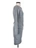 Leith Solid Gray Casual Dress Size S - photo 4