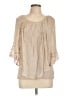 AB Studio Tan 3/4 Sleeve Blouse Size L - photo 1