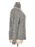 Nic + Zoe Metallic Silver Turtleneck Sweater Size XXL - photo 4