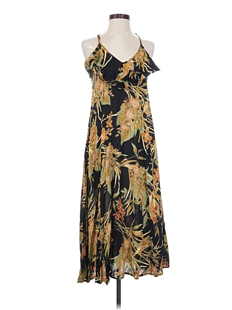 Pre-owned Xix Palms Casual Dress In Gold