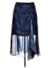 Ted Baker London 100% Polyester Graphic Blue Formal Skirt Size 10 (4) - photo 1