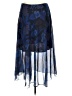 Ted Baker London 100% Polyester Graphic Blue Formal Skirt Size 10 (4) - photo 2