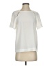 Tibi 100% Polyester Ivory Short Sleeve Blouse Size 2 - photo 1
