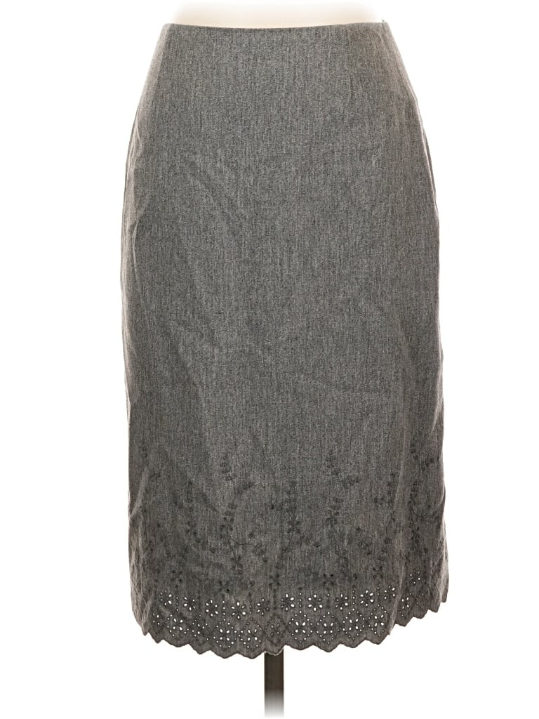 Pre-owned Worth Casual Skirt In Gray