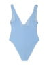 H&M Solid Blue One Piece Swimsuit Size S - photo 2