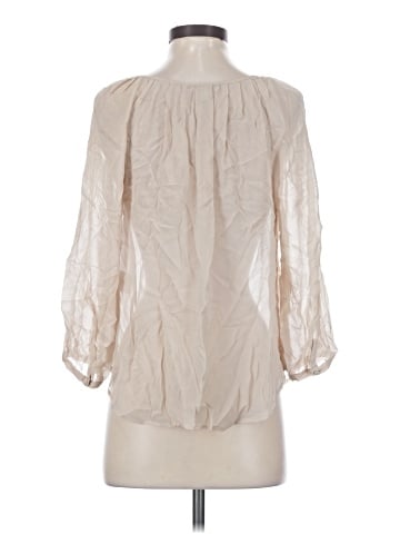 Joie 3/4 Sleeve Silk Top (view 2)