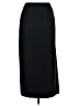 Michele 100% Polyester Solid Black Formal Skirt Size 8 - photo 1