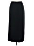Michele 100% Polyester Solid Black Formal Skirt Size 8 - photo 2