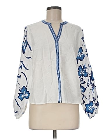 Calypso St. Barth Long Sleeve Blouse (view 1)