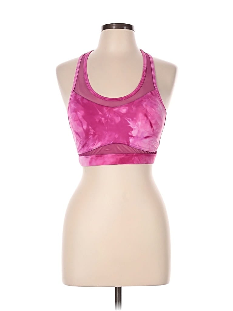 Pre-owned Zyia Active Sports Bra In Pink