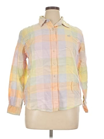 Lauren by Ralph Lauren Long Sleeve Button-Down Shirt (view 1)