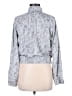 Lululemon Athletica Metallic Silver Track Jacket Size 8 - photo 2