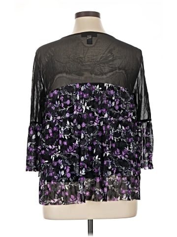 INC International Concepts 3/4 Sleeve Blouse (view 2)