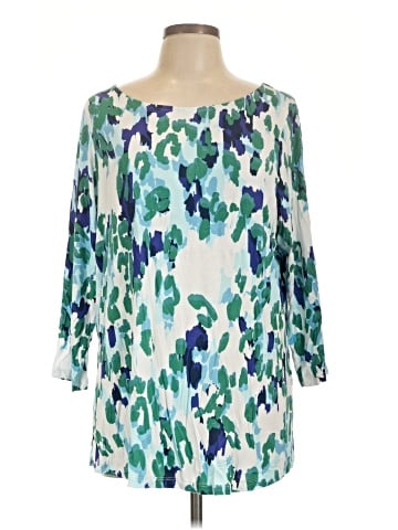 Belle By Kim Gravel 3/4 Sleeve Blouse (view 1)