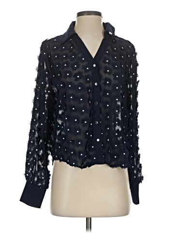 Adrianna Papell Long Sleeve Blouse (view 1)