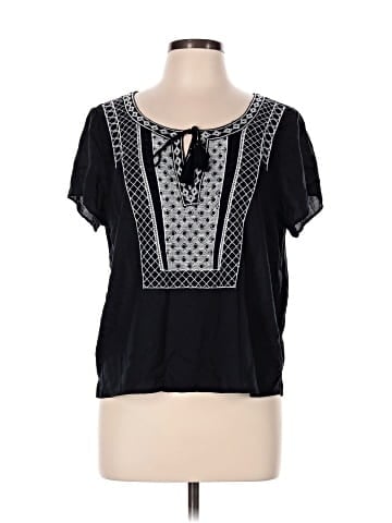 American Eagle Outfitters Short Sleeve Blouse (view 1)