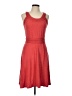 Max Studio Solid Red Casual Dress Size L - photo 1