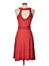 Max Studio Solid Red Casual Dress Size L - photo 2