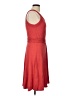 Max Studio Solid Red Casual Dress Size L - photo 4