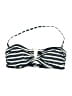 MICHAEL Michael Kors Stripes Blue Swimsuit Top Size M - photo 1