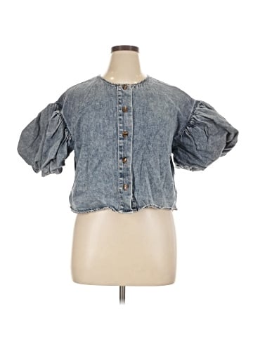 Future Collective Short Sleeve Blouse (view 1)